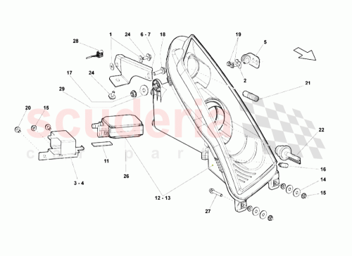 Part Diagram for Lamborghini N0903164