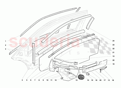 Part Diagram for Lamborghini 009421523