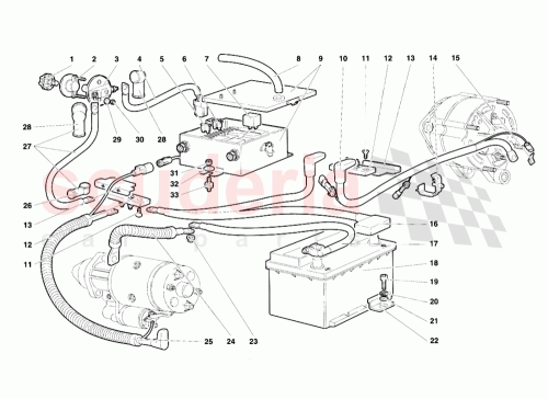 Part Diagram for Lamborghini 008700801