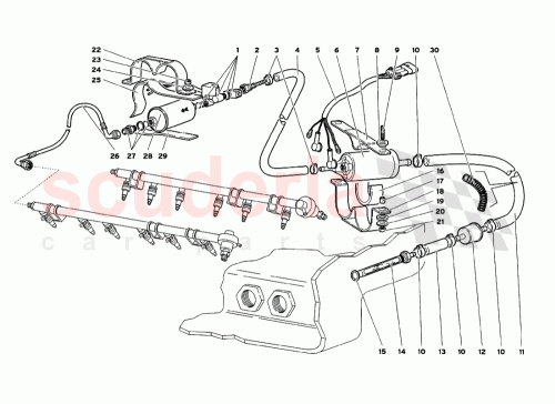 Part Diagram for Lamborghini WHT003048