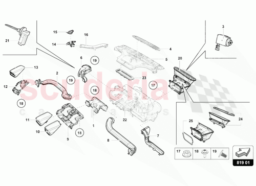 Part Diagram for Lamborghini 4H0907658B