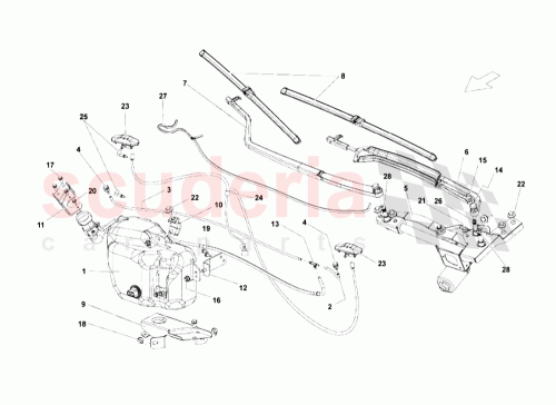 Part Diagram for Lamborghini 402955408B