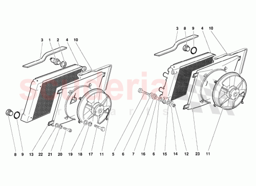 Part Diagram for Lamborghini 008400821