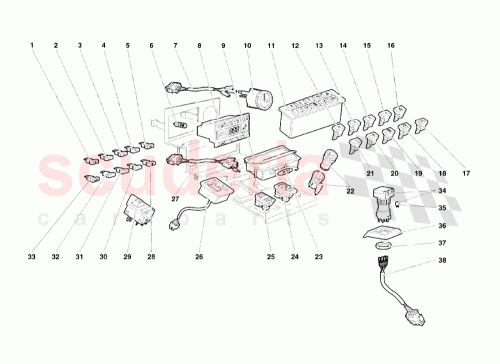 Part Diagram for Lamborghini 006134524