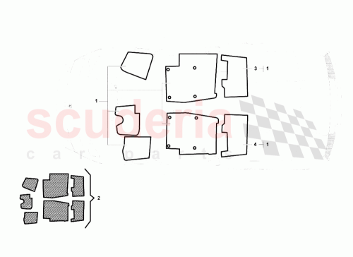 Part Diagram for Lamborghini 418863368