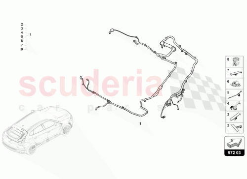Part Diagram for Lamborghini 4ML971185M