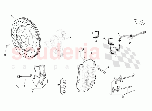 Part Diagram for Lamborghini 420615301D
