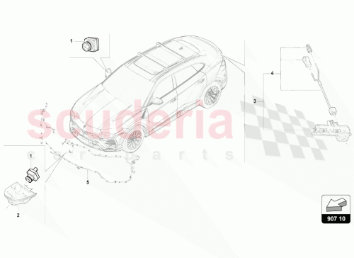 Part Diagram for Lamborghini 4N0980546