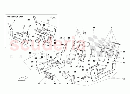 Part Diagram for Lamborghini 418854887
