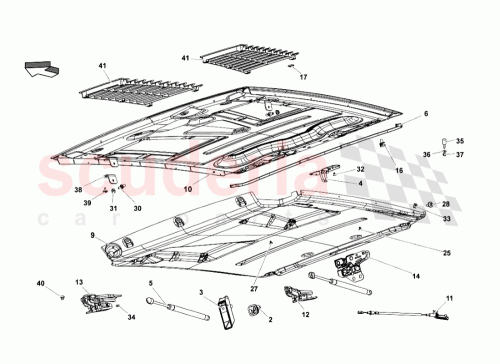 Part Diagram for Lamborghini N0154672