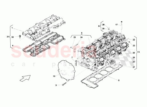 Part Diagram for Lamborghini 07L103475R