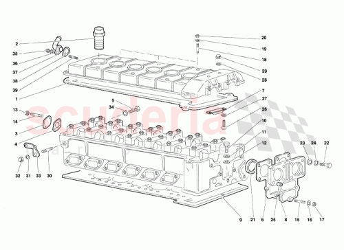 Part Diagram for Lamborghini 001132648