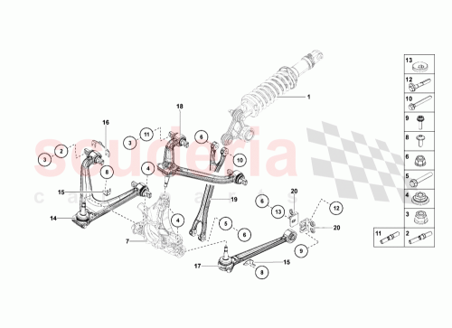 Part Diagram for Lamborghini 470505312D