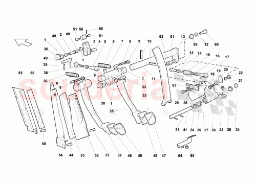 Part Diagram for Lamborghini 414721325