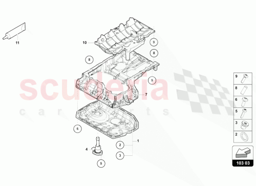 Part Diagram for Lamborghini N91167901