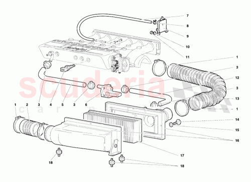 Part Diagram for Lamborghini 008700676