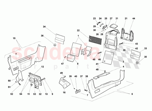 Part Diagram for Lamborghini 417854887D