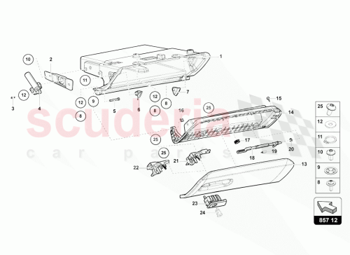 Part Diagram for Lamborghini 4F1880324