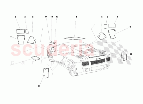 Part Diagram for Lamborghini 400863248