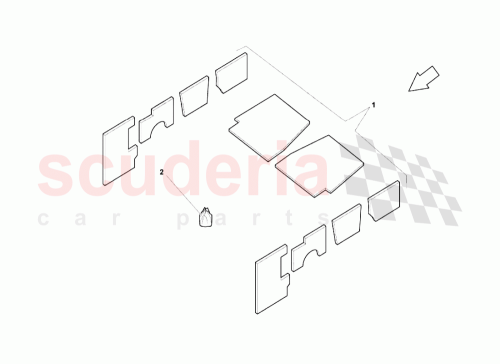 Part Diagram for Lamborghini 429863368C