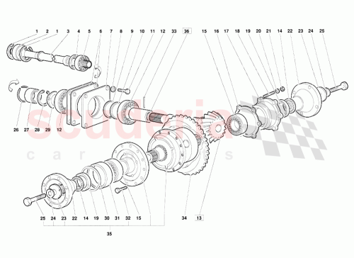 Part Diagram for Lamborghini 002324937