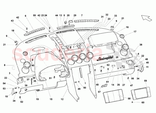 Part Diagram for Lamborghini 401858793T