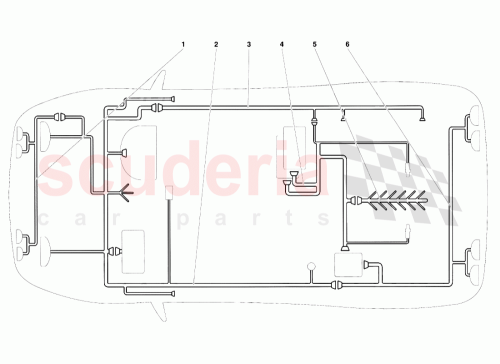 Part Diagram for Lamborghini 006135627