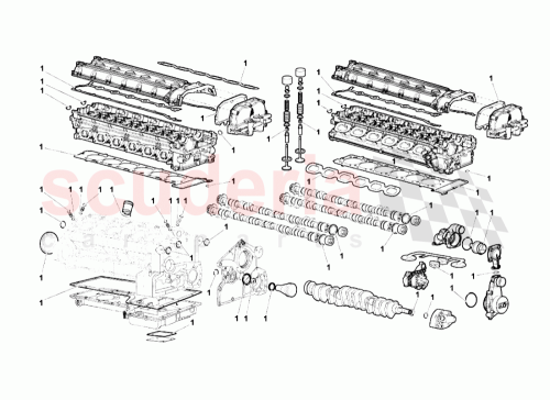 Part Diagram for Lamborghini 0R1470106