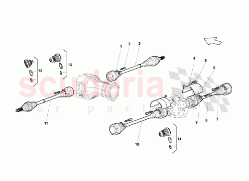 Part Diagram for Lamborghini N91143901