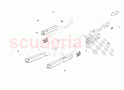 Part Diagram for Lamborghini 400805114B