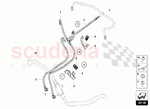 Part Diagram for Lamborghini 6Q0611797C