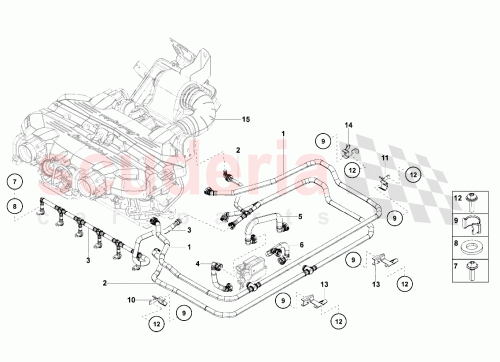 Part Diagram for Lamborghini 470103214A