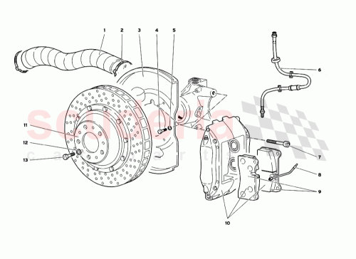 Part Diagram for Lamborghini 003135643