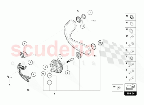 Part Diagram for Lamborghini 079109570AP
