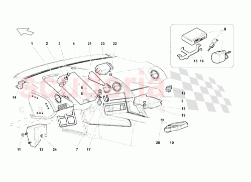 Part Diagram for Lamborghini N206253