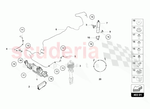 Part Diagram for Lamborghini 4S0616007E