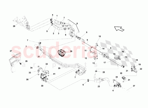 Part Diagram for Lamborghini 400819885A