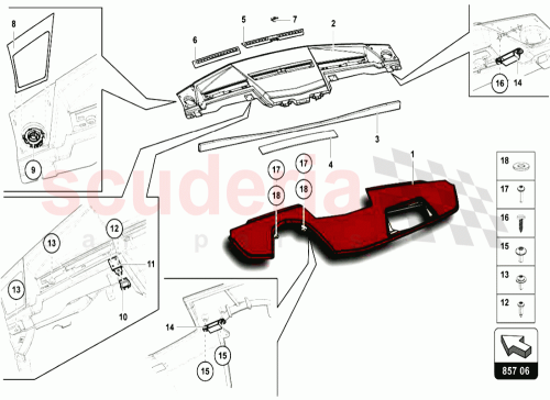 Part Diagram for Lamborghini 470858439