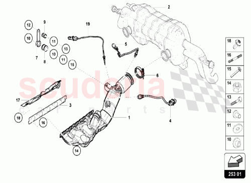 Part Diagram for Lamborghini 420251143