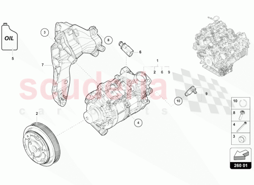Part Diagram for Lamborghini 4M0816803C