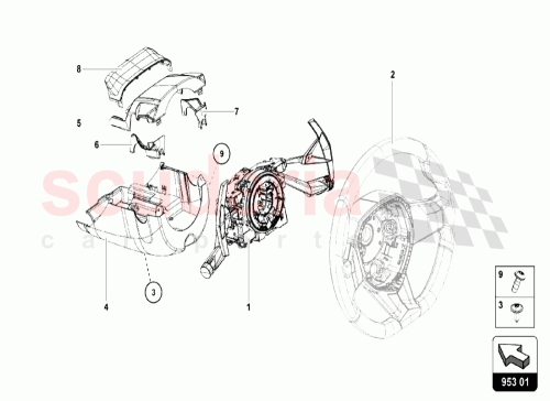 Part Diagram for Lamborghini 470719091BF