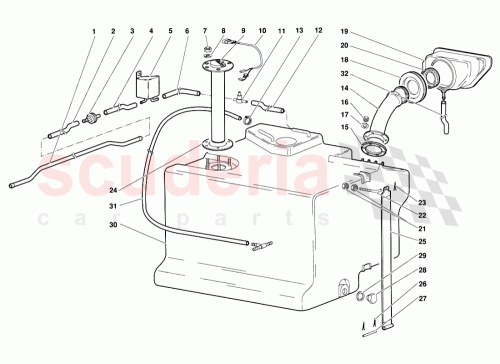 Part Diagram for Lamborghini 005231444