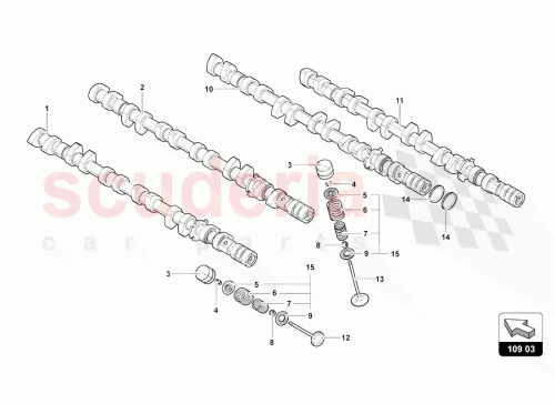 Part Diagram for Lamborghini 07M109642G