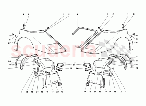 Part Diagram for Lamborghini 008100661