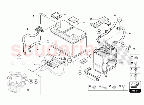 Part Diagram for Lamborghini 470803123
