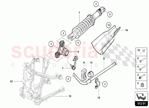 Part Diagram for Lamborghini 470512019AC