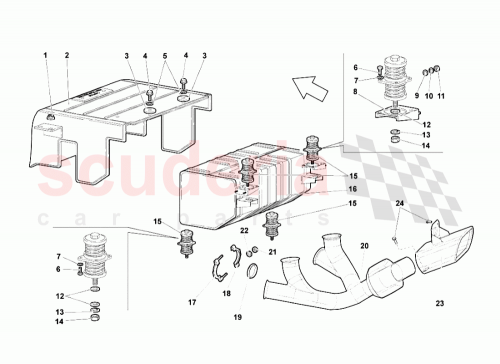 Part Diagram for Lamborghini WHT000770A