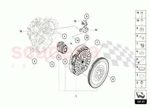 Part Diagram for Lamborghini N91157601