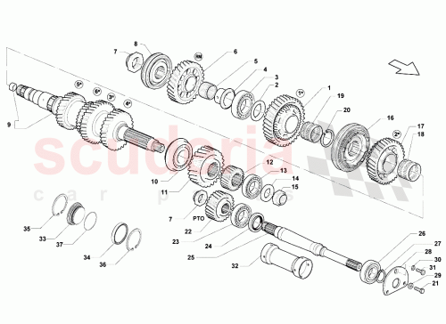 Part Diagram for Lamborghini 086311762D