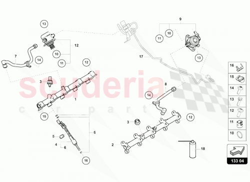 Part Diagram for Lamborghini 06L906054E